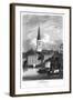 St Bride's Church, London, 1815-Matthews-Framed Giclee Print