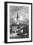 St Bride's Church-JP Neale-Framed Art Print