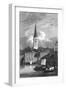 St Bride's Church-JP Neale-Framed Art Print