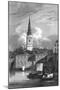 St Bride's Church-JP Neale-Mounted Art Print