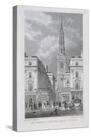 St Brides Avenue, London, 1829-James Tingle-Stretched Canvas