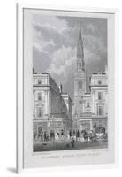 St Brides Avenue, London, 1829-James Tingle-Framed Giclee Print