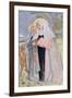 St. Bridget of Sweden Illustration from a Book on Famous Women of Sweden, 1900-Carl Larsson-Framed Giclee Print