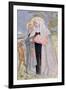 St. Bridget of Sweden Illustration from a Book on Famous Women of Sweden, 1900-Carl Larsson-Framed Giclee Print