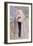 St. Bridget of Sweden Illustration from a Book on Famous Women of Sweden, 1900-Carl Larsson-Framed Giclee Print