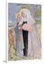 St. Bridget of Sweden Illustration from a Book on Famous Women of Sweden, 1900-Carl Larsson-Framed Giclee Print