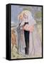 St. Bridget of Sweden Illustration from a Book on Famous Women of Sweden, 1900-Carl Larsson-Framed Stretched Canvas