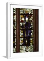 St. Brigid in West Window of Hereford Cathedral, 20th century-CM Dixon-Framed Giclee Print