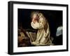 St. Bruno (1030-1101) Praying in the Desert, 1763-Jean Bernard Restout-Framed Giclee Print