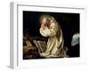 St. Bruno (1030-1101) Praying in the Desert, 1763-Jean Bernard Restout-Framed Giclee Print