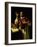 St. Carlo Borromeo, circa 1610-Orazio Borgianni-Framed Giclee Print