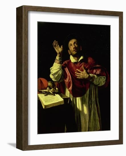 St. Carlo Borromeo, circa 1610-Orazio Borgianni-Framed Giclee Print