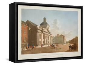 St. Catharine's Church, Thomas Street, Dublin, 1797-James Malton-Framed Stretched Canvas