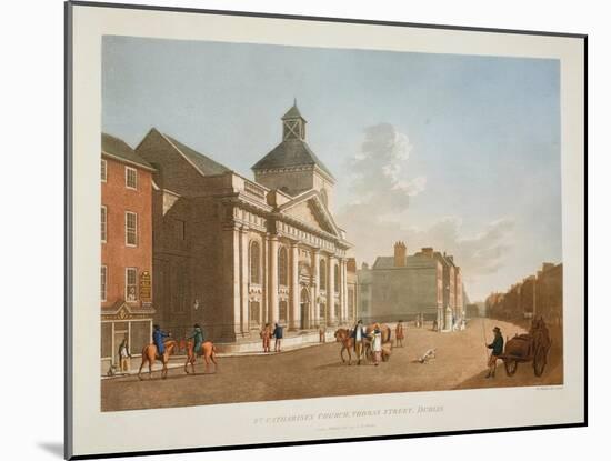 St. Catharine's Church, Thomas Street, Dublin, 1797-James Malton-Mounted Giclee Print