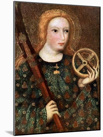 St Catherine, 1365-1367-Master Theodoric-Mounted Giclee Print