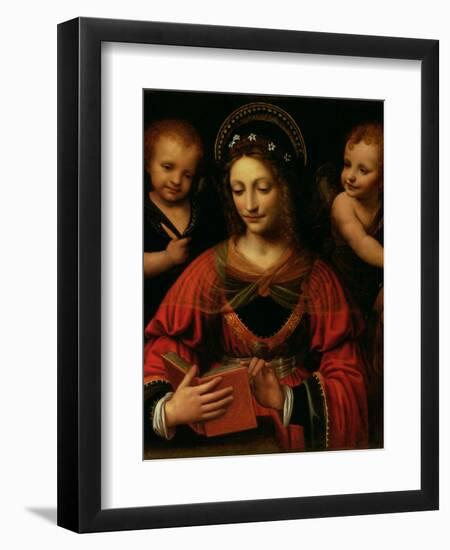 St. Catherine, 1527-31-Bernardino Luini-Framed Premium Giclee Print