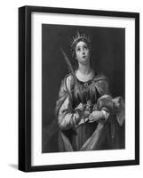 St Catherine, 19th Century-F Knolle-Framed Giclee Print