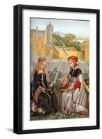 St Catherine and St Agnes, 15th Century-Franz Kellerhoven-Framed Giclee Print