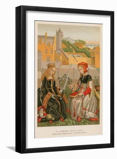 St. Catherine and St. Agnes-null-Framed Giclee Print