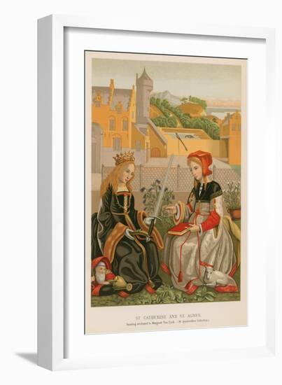 St. Catherine and St. Agnes-null-Framed Giclee Print