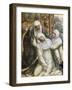 St Catherine Fainting from the Stigmata, 1526-null-Framed Giclee Print