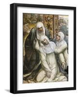 St Catherine Fainting from the Stigmata, 1526-null-Framed Giclee Print