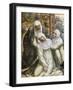 St Catherine Fainting from the Stigmata, 1526-null-Framed Giclee Print