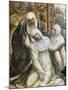 St Catherine Fainting from the Stigmata, 1526-null-Mounted Giclee Print