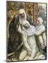 St Catherine Fainting from the Stigmata, 1526-null-Mounted Giclee Print