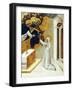 St. Catherine Invested with the Dominican Scapula-Giovanni di Paolo-Framed Giclee Print