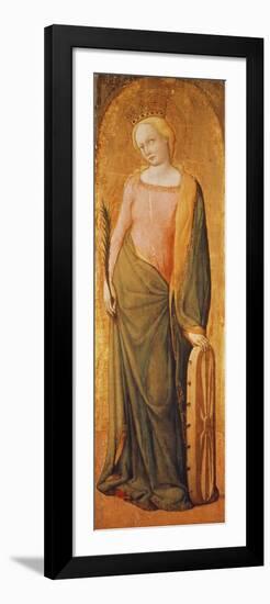 St. Catherine of Alexandria, 15th Century-Francesco de' Franceschi-Framed Premium Giclee Print