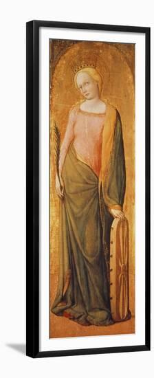 St. Catherine of Alexandria, 15th Century-Francesco de' Franceschi-Framed Premium Giclee Print