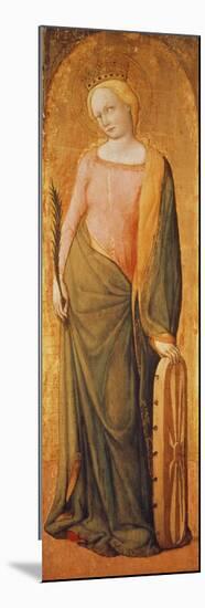 St. Catherine of Alexandria, 15th Century-Francesco de' Franceschi-Mounted Premium Giclee Print