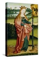 St Catherine of Alexandria, C1500-null-Stretched Canvas