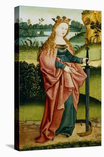 St Catherine of Alexandria, C1500-null-Stretched Canvas