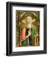 St. Catherine of Alexandria, Detail of the Sant'Emidio Polyptych, 1473-Carlo Crivelli-Framed Giclee Print