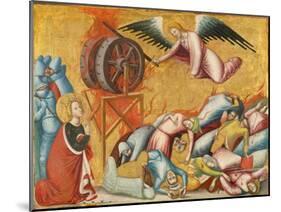 St. Catherine of Alexandria Freed from the Wheel, c.1325-1330-Pseudo Jacopino di Francesco-Mounted Giclee Print