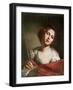 St. Catherine of Alexandria, Late 1640s-Bernardo Cavallino-Framed Giclee Print