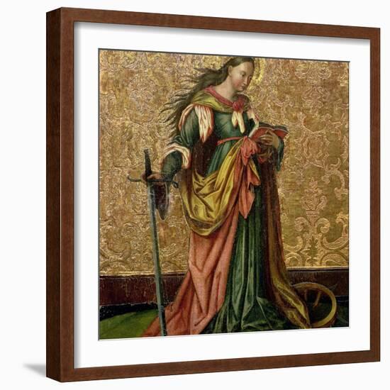 St. Catherine of Alexandria-Konrad Witz-Framed Giclee Print