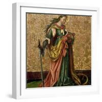 St. Catherine of Alexandria-Konrad Witz-Framed Giclee Print