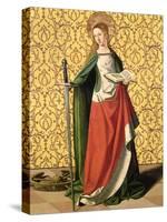 St. Catherine of Alexandria-Josse Lieferinxe-Stretched Canvas