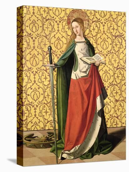 St. Catherine of Alexandria-Josse Lieferinxe-Stretched Canvas