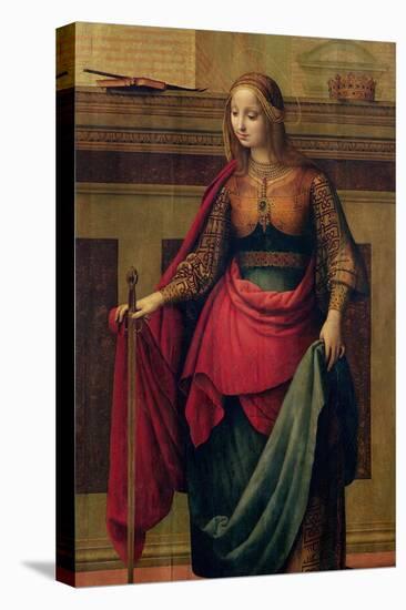 St. Catherine of Alexandria-Fernando Yanez De Almedina-Stretched Canvas