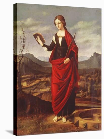 St. Catherine of Alexandria-Marco Basaiti-Stretched Canvas