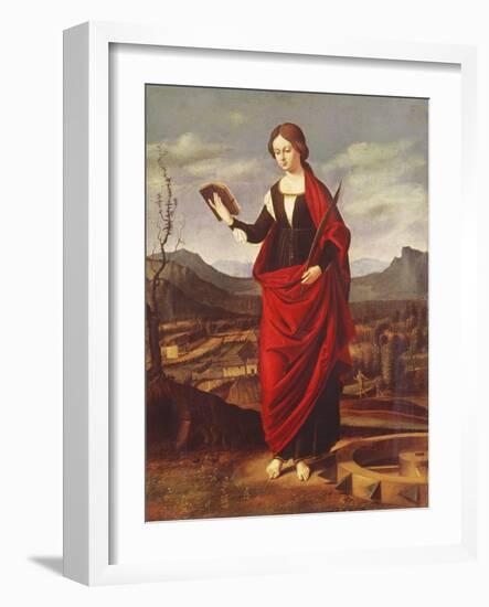 St. Catherine of Alexandria-Marco Basaiti-Framed Giclee Print