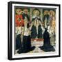 St. Catherine of Siena as the Spiritual Mother of the 2nd and 3rd Orders of St. Dominic-Cosimo Rosselli-Framed Giclee Print