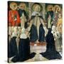 St. Catherine of Siena as the Spiritual Mother of the 2nd and 3rd Orders of St. Dominic-Cosimo Rosselli-Stretched Canvas