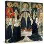 St. Catherine of Siena as the Spiritual Mother of the 2nd and 3rd Orders of St. Dominic-Cosimo Rosselli-Stretched Canvas