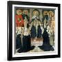 St. Catherine of Siena as the Spiritual Mother of the 2nd and 3rd Orders of St. Dominic-Cosimo Rosselli-Framed Giclee Print