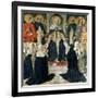 St. Catherine of Siena as the Spiritual Mother of the 2nd and 3rd Orders of St. Dominic-Cosimo Rosselli-Framed Giclee Print